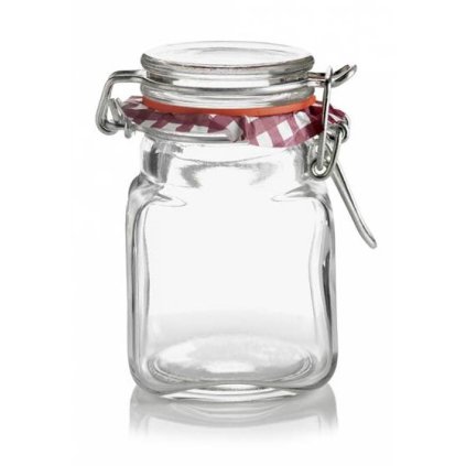 Dóza na potraviny s klipem Kilner hranatá 70 ml