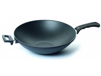 Titanová pánev Wok na indukci O 36 cm s rukojetí Titanium Nowo WOLL