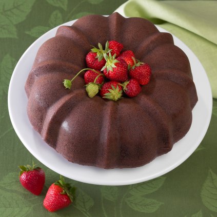 Nordic Ware Forma na bábovku Anniversary zlatá 2,8 l