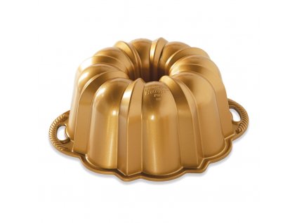 Nordic Ware Forma na bábovku Anniversary zlatá, velká