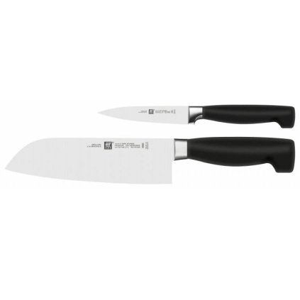Zwilling Four Star set nožů - 2 ks (santoku, špikovací)