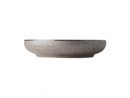 Kulatý talíř s vysokým okrajem EARTH BLACK 22 x 4,5 cm 1