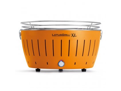 Bezkouřový gril LotusGrill XL oranžový + gelový podpalovač + taška + sada baterií