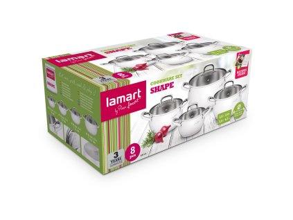 Sada nerezových hrnců LT1111 Lamart 4 ks