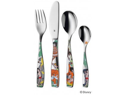 Dětský příbor 4dílný set Kniha džunglí ©Disney