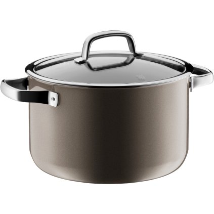 Vysoký hrnec FUSIONTEC WMF tmavá mosaz 24 cm 6,4 l