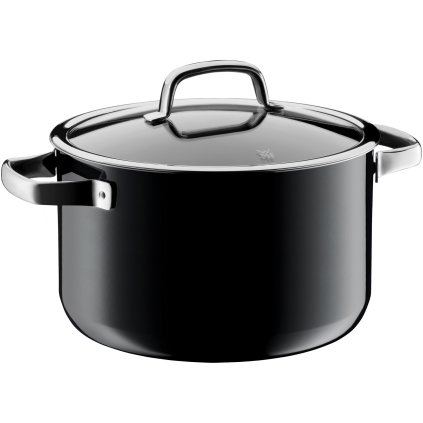 Vysoký hrnec FUSIONTEC WMF černá 24 cm 6,4 l