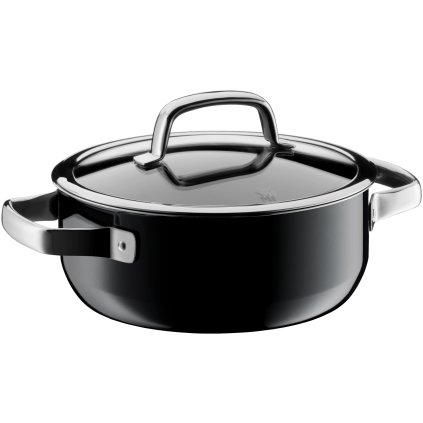 Nízký hrnec FUSIONTEC WMF černá 20 cm 2,4 l