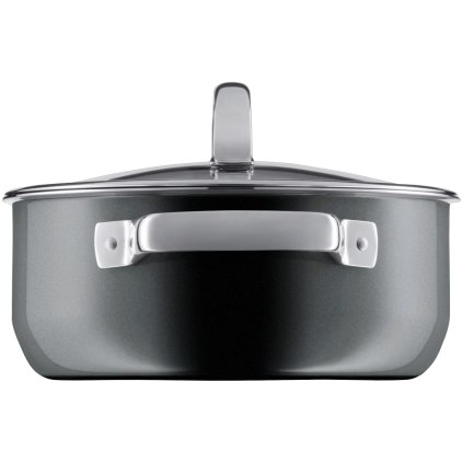Nízký hrnec FUSIONTEC WMF platina 20 cm 2,4 l