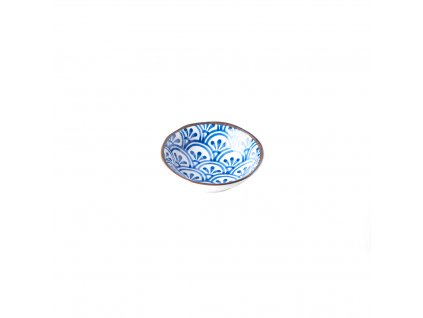 Malá miska 3 Petal Crest Indigo Ikat 11 cm 150 ml