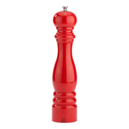 Mlýnek na pepř světle červený, lakované dřevo 30 cm PARIS Peugeot
