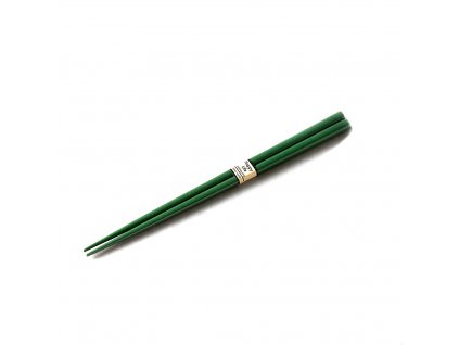 Lakované jídelní hůlky Chopsticks tmavě zelené