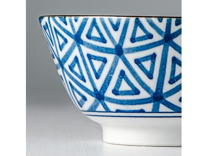 Střední miska Triangle Indigo Ikat 13 cm 350 ml