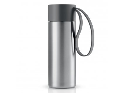 Nerezový termohrnek To Go s šedým uzávřem 0,35 l