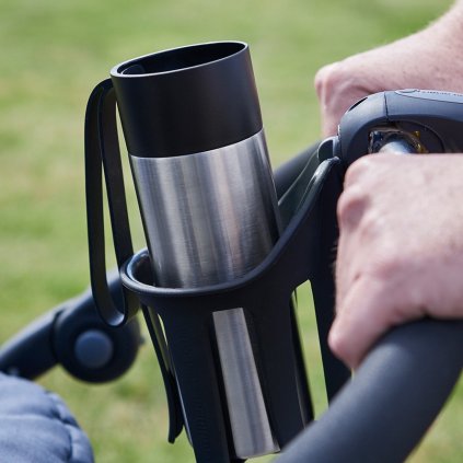 Nerezový termohrnek To Go s černým uzávěrem 0,35 l