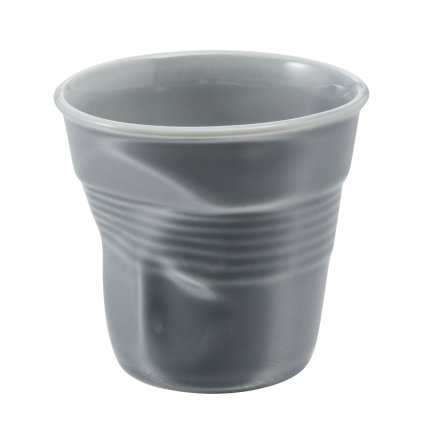Kelímek na espresso 8 cl šedá Froissés