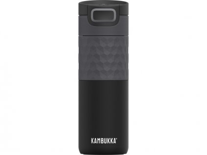 termohrnek Etna grip black steel 500ml 1