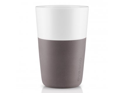 Termohrnky na café latte 360 ml 2 kusy šedé Eva Solo