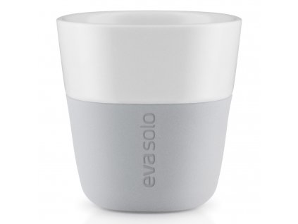 Termošálky na espresso 80 ml 2 kusy světle šedé