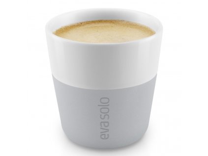 Termošálky na espresso 80 ml 2 kusy světle šedé