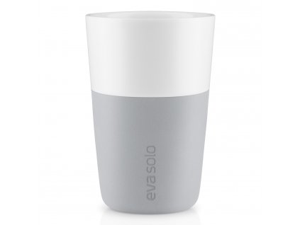 Termohrnky na café latte 360 ml 2 kusy světle šedé Eva Solo