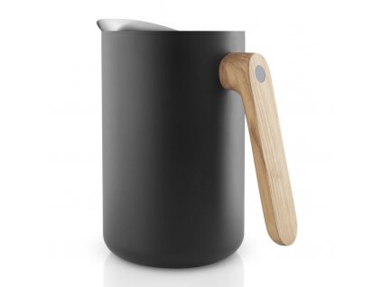 Vakuová termoska s dřevěnou rukojetí Nordic kitchen černá 1,0 l Eva Solo