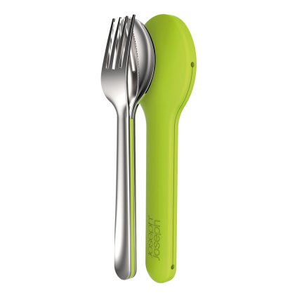 Cestovní příbory v pouzdru zelené GoEat™ Joseph Joseph