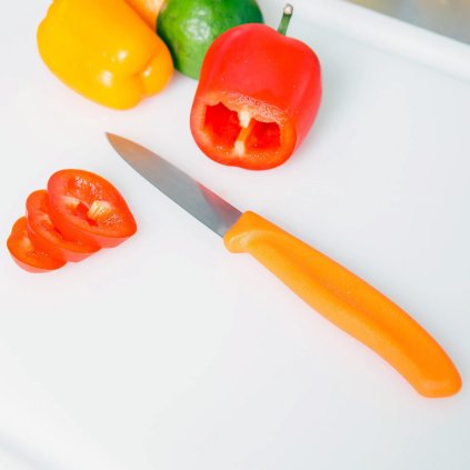 Nůž na zeleninu Victorinox 10 cm oranžový