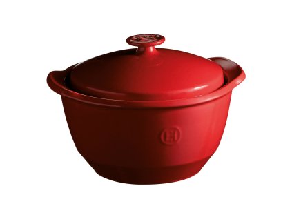 Kastrol One Pot kulatý s poklicí V 2 l červený Burgundy