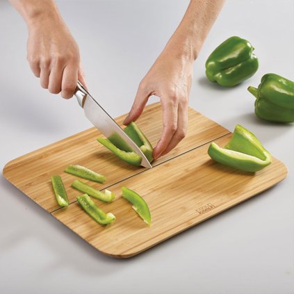 Skládací krájecí prkénko bambusové Chop2Pot™ Large Joseph Joseph
