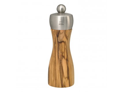 Mlýnek na pepř FIDJI olivové dřevo/nerez 15 cm Peugeot