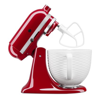 Keramická mísa reliéfní 4,7 l bílá KitchenAid