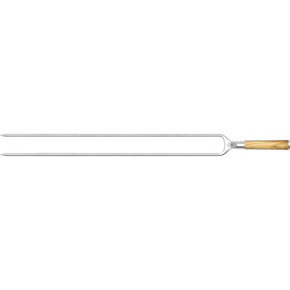 Dvojitý špíz Forged Churrasco Olive 50 cm