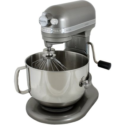 Kuchyňský robot KitchenAid Artisan 5KSM7580 stříbřitě šedá