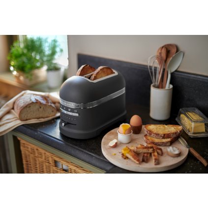 Toustovač na 2 plátky Artisan stříbřitě šedá KitchenAid