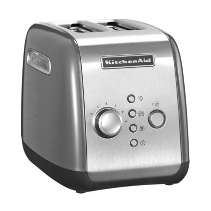 Toustovač na 2 plátky s příčnými otvory stříbrná KitchenAid