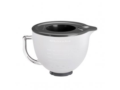 Skleněná mísa se silikonovým víkem 4,83 l matná KitchenAid