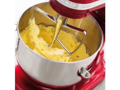 Plochý nerezový šlehač KitchenAid
