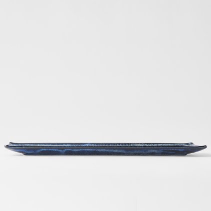 Talíř na sushi Lines 33 x 10 cm tmavomodrý