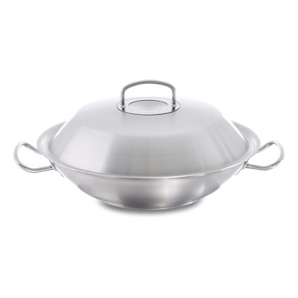 Wok O 35 cm s nerezovou poklicí original profi collection® Fissler