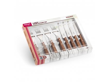Set steakových příborů LT2062 Walnut Lamart 8 ks
