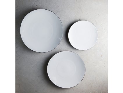 Talíř na hlavní chod O 24 cm White Cumulus Equinoxe REVOL