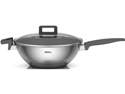 Nerezová pánev Wok se skleněnou poklicí O 30 cm Concept WOLL