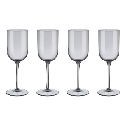 Set 4 sklenic na bílé víno FUUM kouřové sklo Blomus