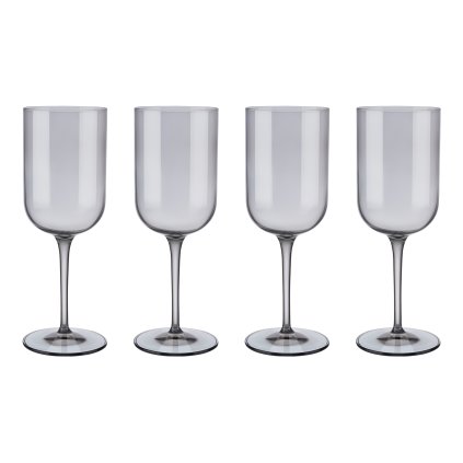 Set 4 sklenic na červené víno FUUM kouřové sklo Blomus