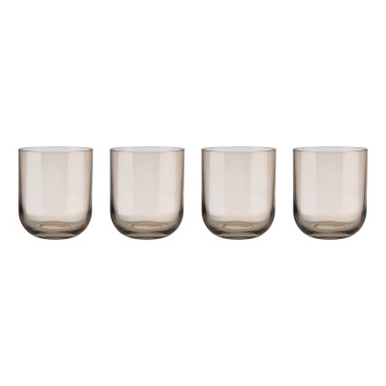 Set 4 sklenic na vodu FUUM zlatavé sklo Blomus