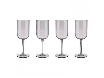 Set 4 sklenic na červené víno FUUM hnědé sklo Blomus