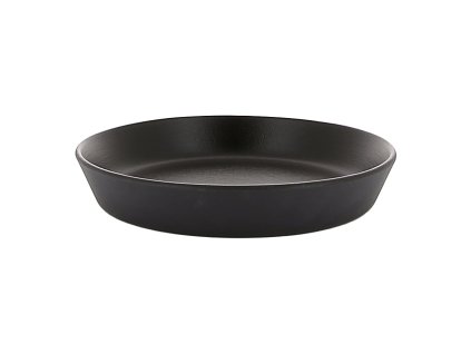 Miska plochá Ø 14 cm matná černá Equinoxe