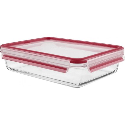 Skleněná dóza Master Seal Glass Tefal obdélníková 2 l + slevový kód TEFAL25 na 25 % slevu