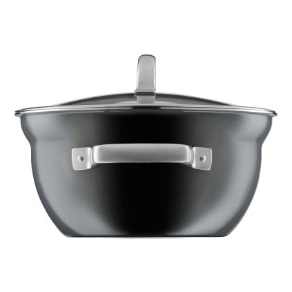 Kónický zaoblený hrnec 24 cm FUSIONTEC šedý WMF
